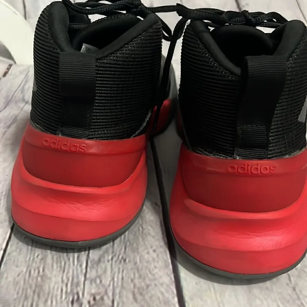 Adidas Own The Game Mens Basketball Shoes - Black Red - Size 9.5